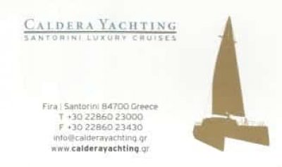 CALDERA YACHTING – ΚΑΛΝΤΕΡΑ ΓΙΩΤΙΝΓΚ ΝΕΠΑ