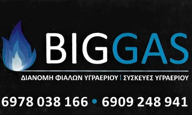 BAJRAMI LUAN – BIG GAS – ΦΙΑΛΕΣ ΚΑΙ ΣΥΣΚΕΥΕΣ ΥΓΡΑΕΡΙΟΥ – ΚΑΛΟΧΩΡΙ ΘΕΣΣΑΛΟΝΙΚΗ