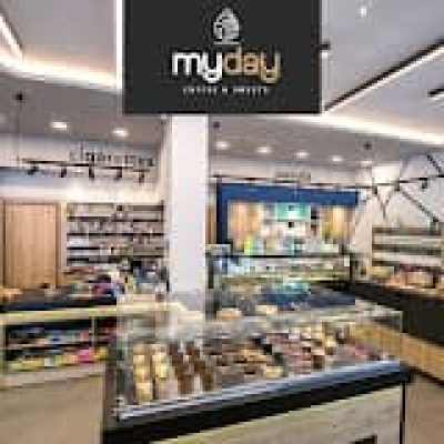 ΚΩΝΣΤΑΝΤΙΝΙΔΗΣ – ΑΣΒΕΣΤΑΣ ΚΑΙ ΣΙΑ Ε.Ε  – MY DAY COFFEE AND SWEETS – ΝΕΑ ΜΟΥΔΑΝΙΑ ΧΑΛΚΙΔΙΚΗ